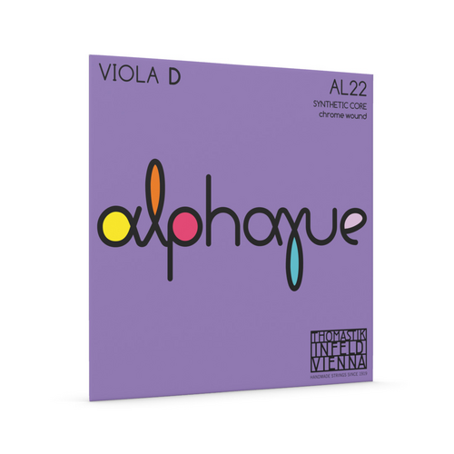 Thomastik AL22 Alphayue Viola D String 15-15.5" Medium Synthetic Core Chrome Wound