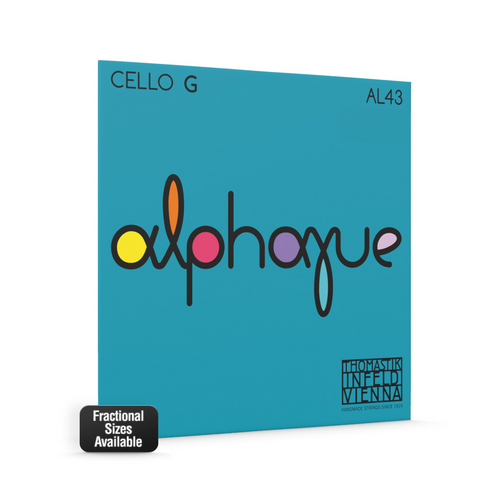 Thomastik AL43H Alphayue Cello G String 1/2 Size Medium