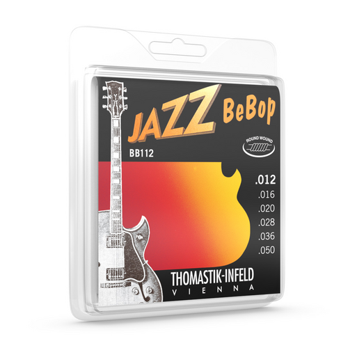 Thomastik BB112 Bebop Roundwound Guitar String Set 12/50 for Jazz Guitars