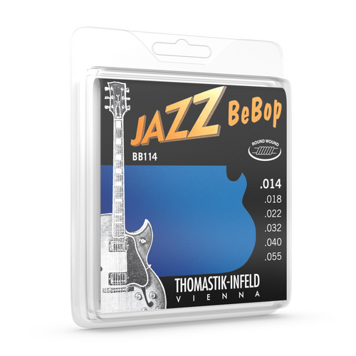 Thomastik BB114 Bebop Roundwound Jazz Guitar Strings Set 14/55