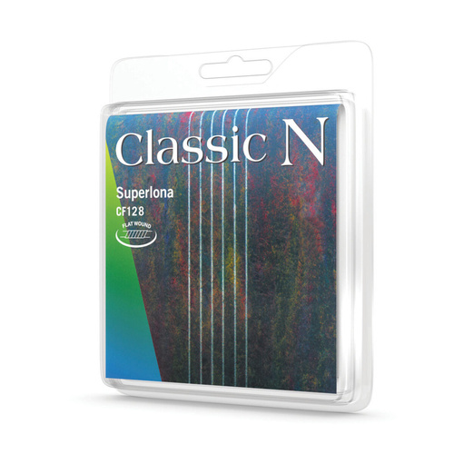 Thomastik CF128 Classic N Nylon Flat Wound Superlona Chrome G Classical Guitar String