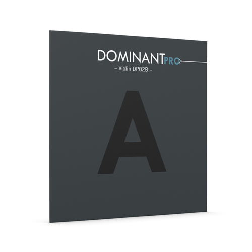 Thomastik DP02B Dominant Pro A Violin String Chrome Plated, 4/4 Medium, Carbon Steel Core, Long Lifespan, Low Tension, High Dynamic Range