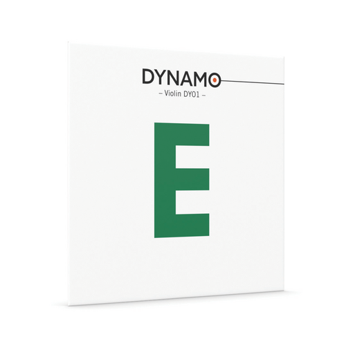 Thomastik DY01 Dynamo Violin E String, Multilayer/Tin Plated, 4/4, Medium