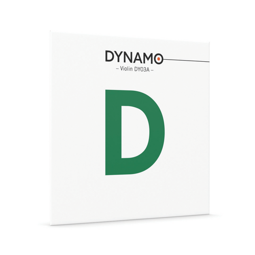 Thomastik DY03A Dynamo Violin D String Silver 4/4 Medium Synthetic Core