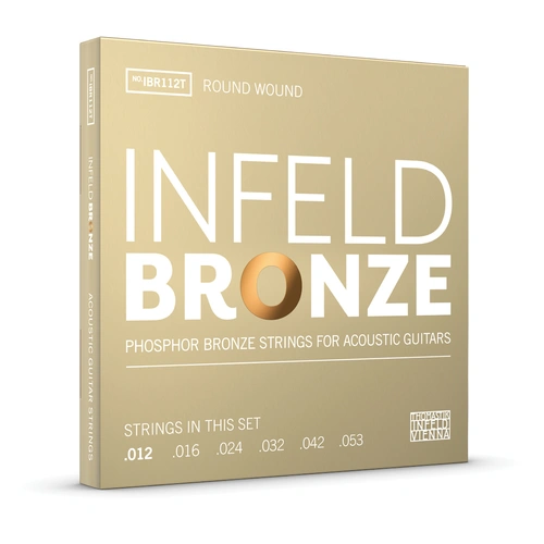 Thomastik IBR112T Infeld Phosphor Bronze Acoustic Guitar Strings 12-53 Set