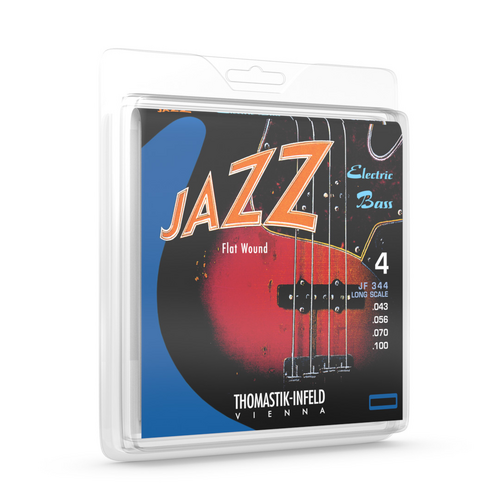 Thomastik JF344 Jazz Flat Wound 43-100 Electric Bass String Set