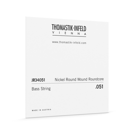 Thomastik JR340 Electric Bass Guitar Round Wound Single String "D" 0.051 Gauge