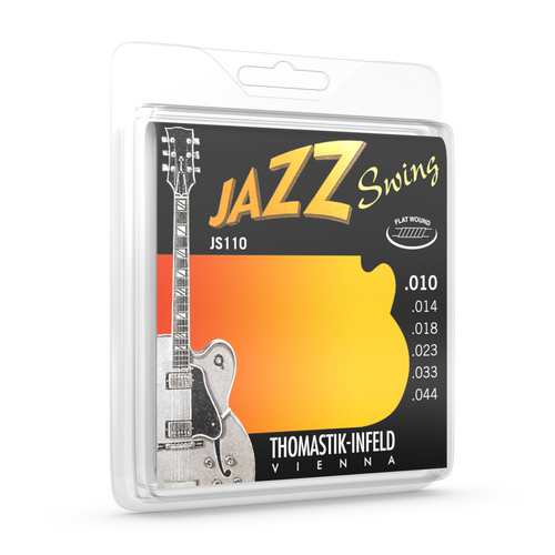 Thomastik JS110T Jazz Swing 10-44 Electric Guitar String Set - Tin Plated Trebles
