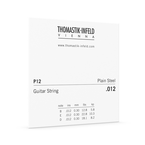 Thomastik DTP12 Brass Plated Steel .12 Gauge Single String for Acoustic Guitar