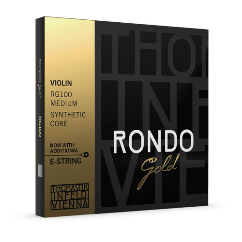 Thomastik RG100 Rondo Gold Violin String Set - 4/4 Medium