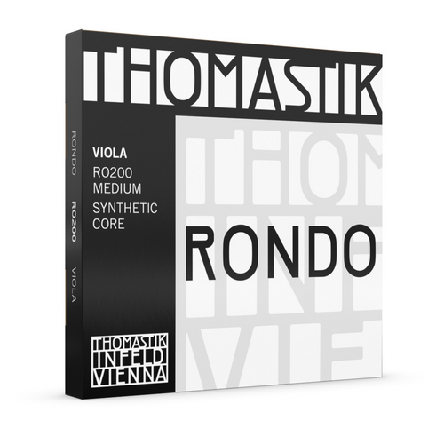 Thomastik RO200 Rondo Viola String Set - 4/4 Medium, Clear Warm Sound, Excellent Projection, Long Lifespan