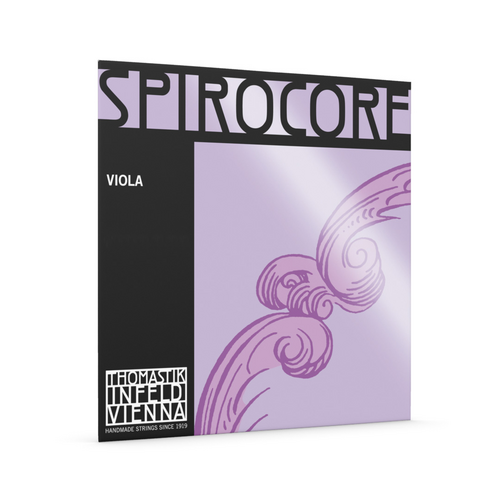 Thomastik S19 Spirocore Viola D String - Medium, Spiral Core, Chrome Wound, 4/4 Size, 37cm Vibrating Length