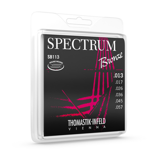 Thomastik SB113 Spectrum Bronze Acoustic Guitar String Set 13-57