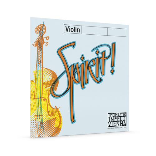 Thomastik SP01 Spirit 'E' Violin String - Medium Gauge, 4/4 Size, Carbon Steel Core, Tin Plated