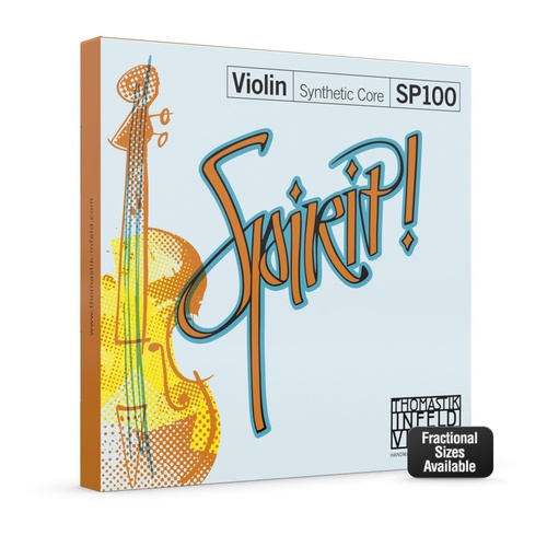 Thomastik SP100.1/4 Spirit Violin String Set 1/4 Size, Medium Gauge