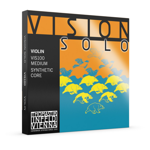 Thomastik Vision Solo Violin 4/4 Medium String Set