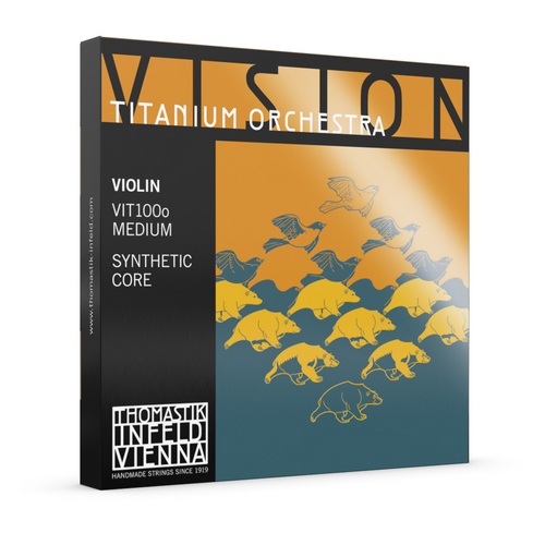 Thomastik VIT100O Vision Titanium Violin Orchestra 4/4 String Set