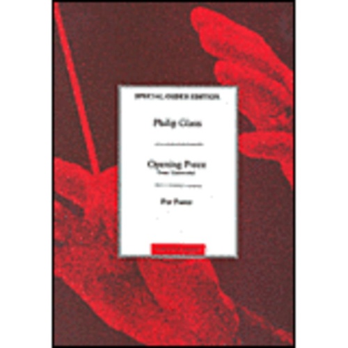 Glass - Opening Piece From Glassworks For Piano (Softcover Book)