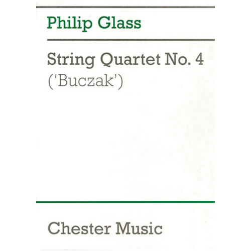 Glass - String Quartet No 4 Buczak Score Book