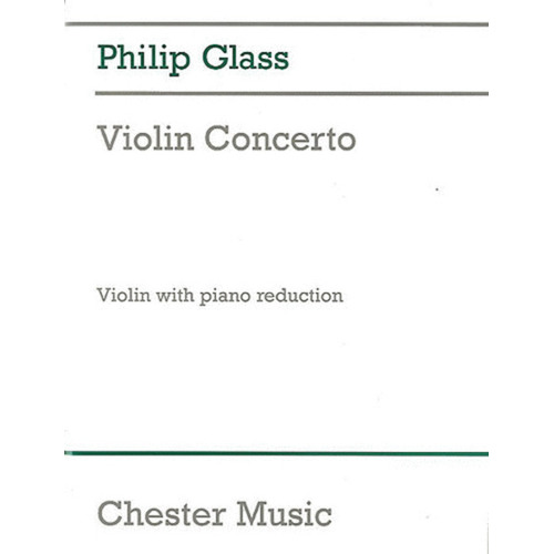 Glass - Violin Concerto Violin/Piano (Softcover Book)
