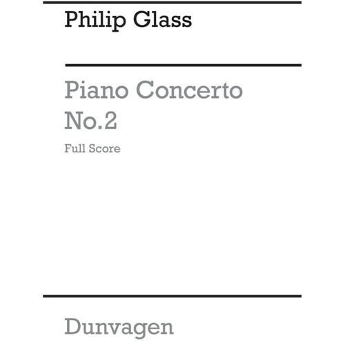 Glass - Piano Concerto No 2 Full Score Book