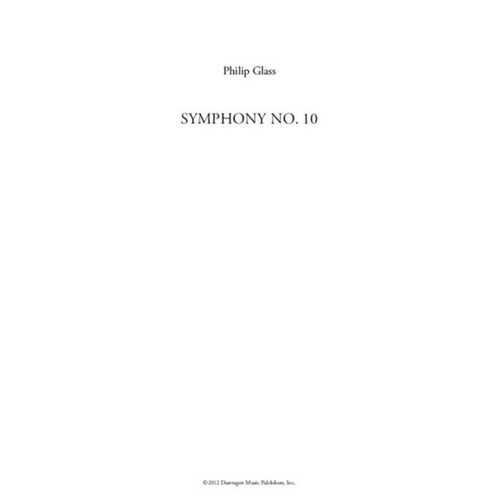 Glass - Symphony No 10 Full Score