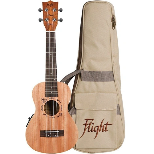 Flight DUC523 Concert Electro-Acoustic Ukulele with Gig Bag