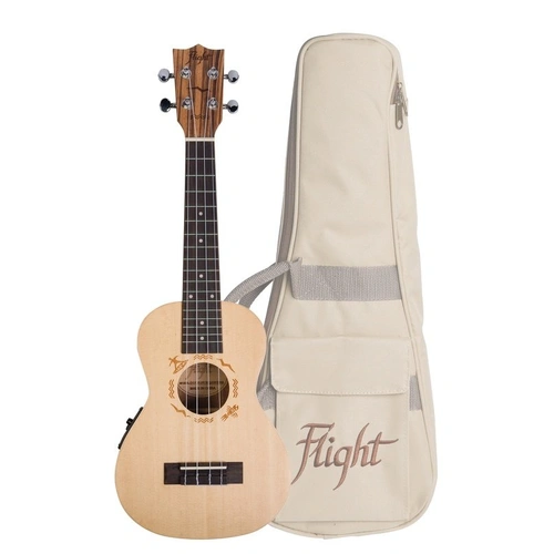 Flight DUC525CEQ SP/ZEB Electro-Acoustic Concert Ukulele