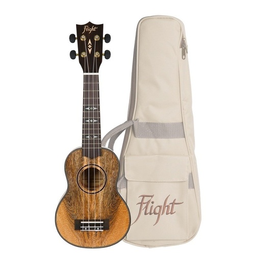 Flight DUS450 Mango Soprano Ukulele with Bag