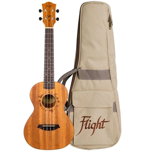 Flight DUT34 EQ Mahogany Electro-Acoustic Tenor Ukulele