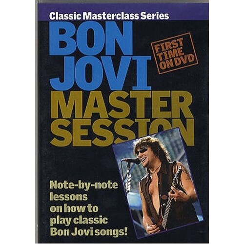 Bon Jovi Master Session DVD