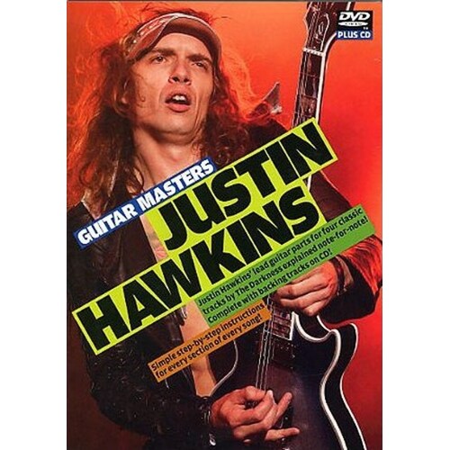 Guitar Masters Justin Hawkins CD DVD Book