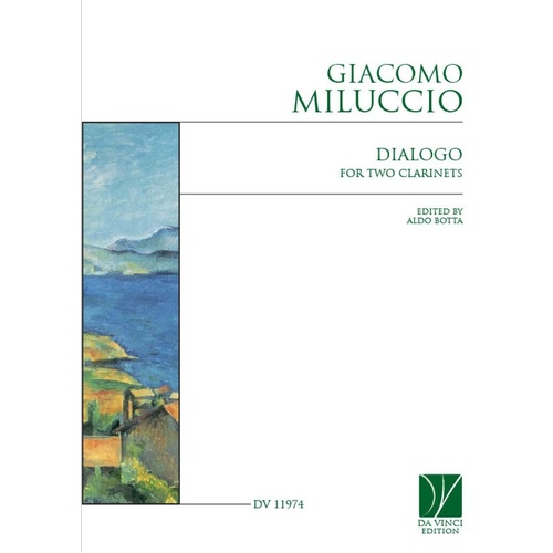 Miluccio - Dialogo For 2 Clarinets Softcover Book (Clarinet)