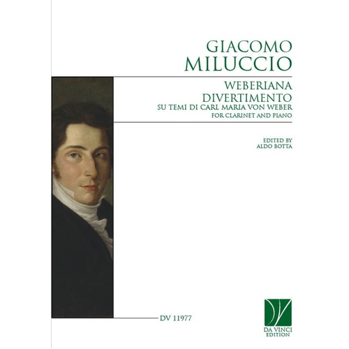 Miluccio - Weberiana For Clarinet/Piano Softcover Book (Clarinet)