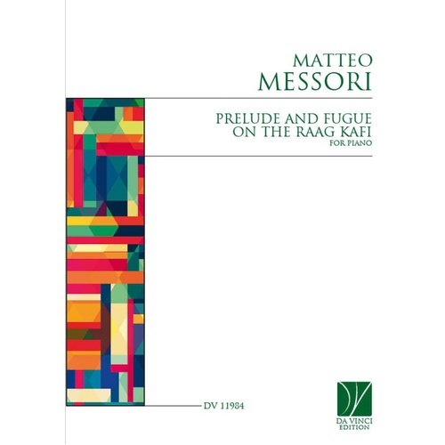 Messori - Prelude And Fugue On The Raag Kafi For Piano Softcover Book (Piano)