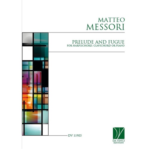 Messori - Prelude And Fugue For Piano Softcover Book (Clavichord|Harpsichord|Piano)