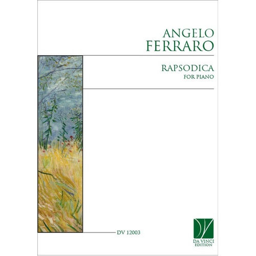 Ferraro - Rapsodica For Piano Softcover Book (Piano)