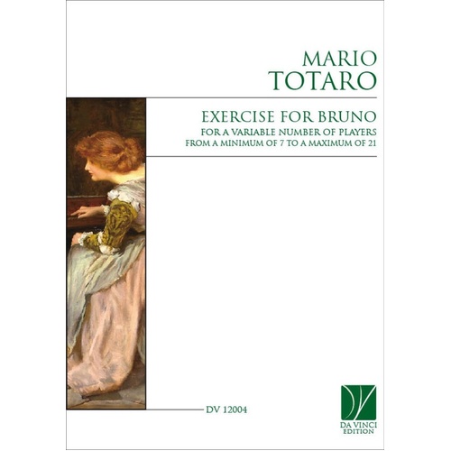 Totaro - Exercise For Bruno For Chamber Ensemble Score/Parts
