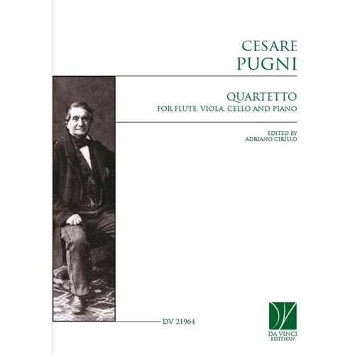 Pugni - Quartetto For Flute/Viola/Cello/Piano Sc/Pts Score/Parts (Flute|Piano|Viola|Cello)