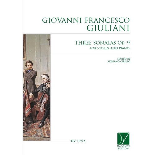 Giuliani - 3 Sonatas Op 9 For Violin/Piano Softcover Book (Violin)