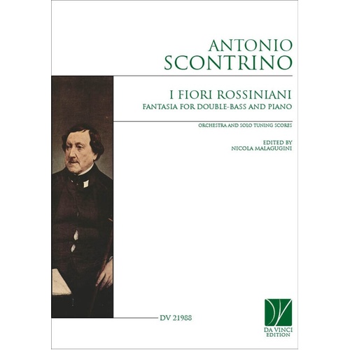 Scontrino - I Fiori Rossiniani Fantasia Double Bass/Piano Softcover Book (Double Bass)