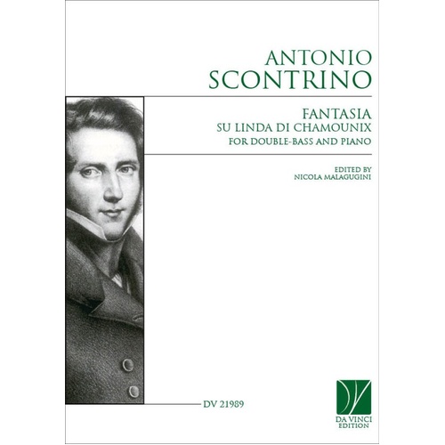 Scontrino - Fantasia Su Linda Di Chamounix Double Bass/Piano Softcover Book (Double Bass)