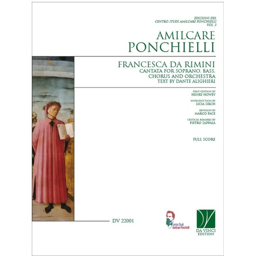 Ponchielli - Francesca Da Rimini Cantata Full Score Score