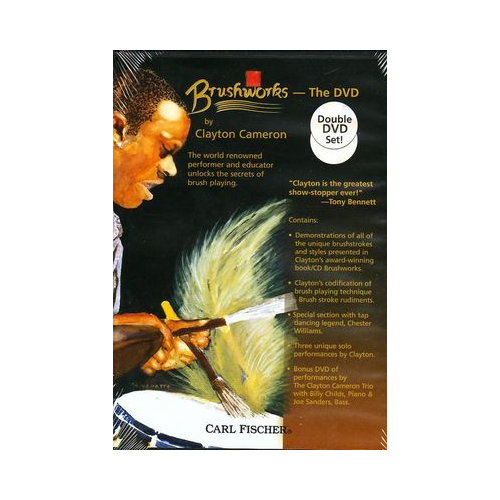 Brushworks DVD Set by Clayton Cameron - Percussion Techniques and Brush Stroke Styles