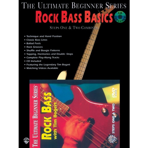 Rock Bass Basics Mega Pak Book/CD/DVD