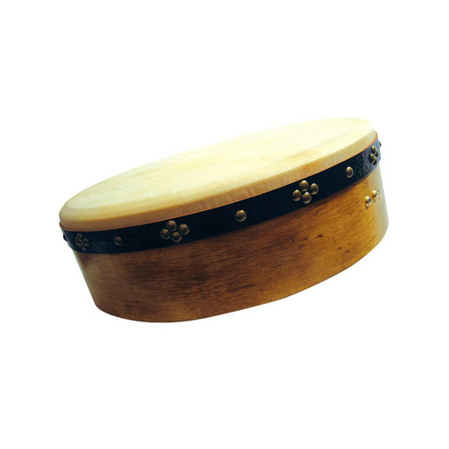 Waltons 18 Inch Tuneable Bodhran with Aged Oak Finish