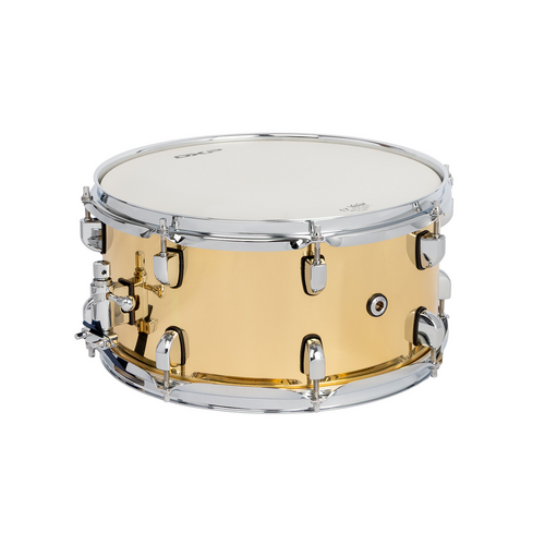 DXP 1365S 13x6.5" Snare Drum - Chrome Plated Brass Shell, 8 Chrome Lugs, Remo Coated UT Head