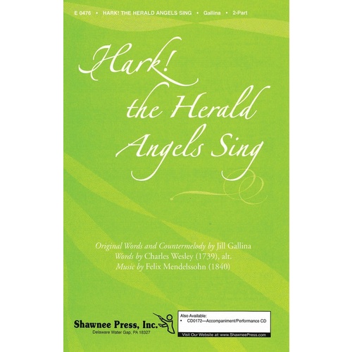 Hark The Herald Angels Sing 2-Pt Book