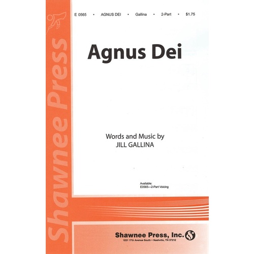 Agnus Dei 2-Part Book