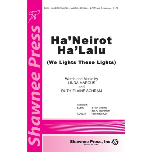 Haneriot Halalu We Light These Lights 2Pt Book